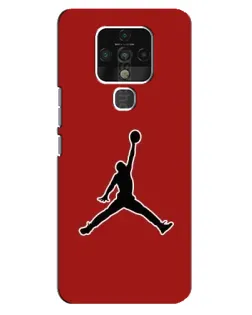 Чехол для TECNO Camon 16 Pro с картинкой «Jordan Red Back» Чехол для TECNO Camon 16 Pro с картинкой «Jordan Red Back»