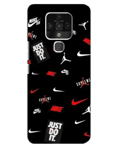 Чехол для TECNO Camon 16 Pro с картинкой «Nike Mix Pattern»
