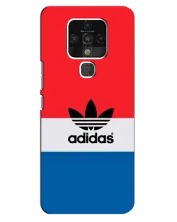 Чехол для TECNO Camon 16 Pro с картинкой «Ретро блоки Adidas»