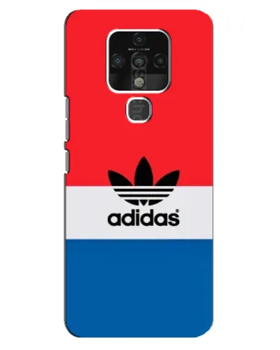 Чехол для TECNO Camon 16 Pro с картинкой «Ретро блоки Adidas»
