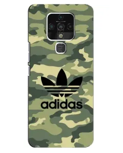 Чехол для TECNO Camon 16 Pro с картинкой «Милитари стиль Adidas»