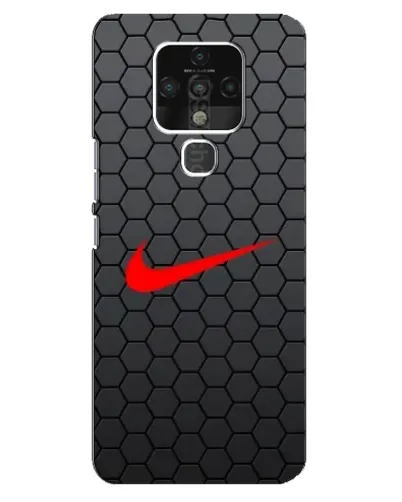 Чехол для TECNO Camon 16 Pro с картинкой «Nike — карбоновая сетка»