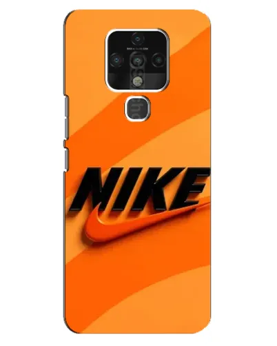 Чехол для TECNO Camon 16 Pro с картинкой «Оранжевый драйв Nike»