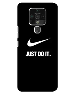 Чехол для TECNO Camon 16 Pro с картинкой «Классический принт Nike» Чехол для TECNO Camon 16 Pro с картинкой «Классический принт Nike»