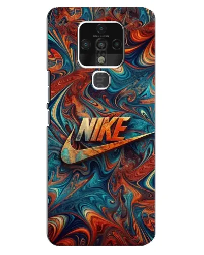 Чехол для TECNO Camon 16 Pro с картинкой «Nike в абстракции»