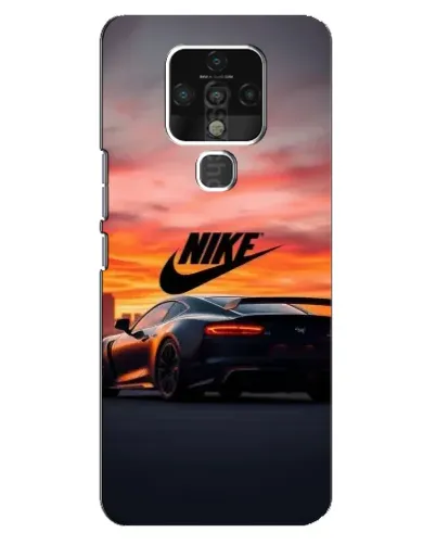Чехол для TECNO Camon 16 Pro с картинкой «Nike и суперкар»