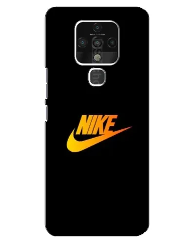 Чехол для TECNO Camon 16 Pro с картинкой «Золотой логотип Nike»