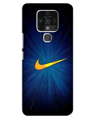 Чехол для TECNO Camon 16 Pro с картинкой «Синий пульс Nike» Чехол для TECNO Camon 16 Pro с картинкой «Синий пульс Nike»