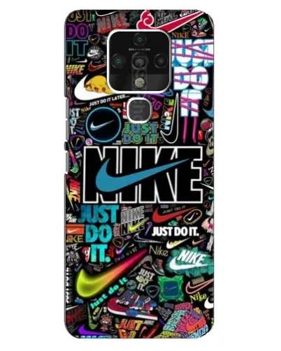 Чохол для TECNO Camon 16 Pro з картинкою «Яскравий колаж Nike» Чохол для TECNO Camon 16 Pro з картинкою «Яскравий колаж Nike»