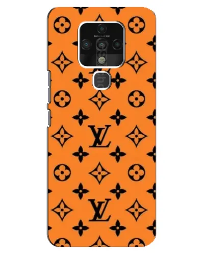 Чехол для TECNO Camon 16 Pro с картинкой «Оранжевый стиль LV»