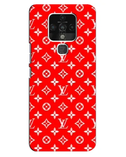Чехол для TECNO Camon 16 Pro с картинкой «Яркий паттерн LV»