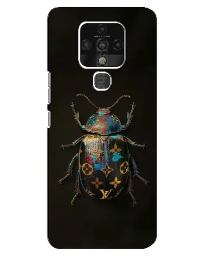 Чехол для TECNO Camon 16 Pro с картинкой «LV — мраморный принт»