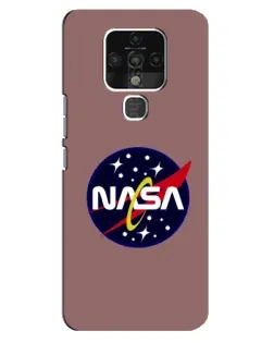 Чехол для TECNO Camon 16 Pro с картинкой «NASA — ретро космос» Чехол для TECNO Camon 16 Pro с картинкой «NASA — ретро космос»