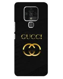 Чохол для TECNO Camon 16 Pro з картинкою «Золотий логотип Gucci» Чохол для TECNO Camon 16 Pro з картинкою «Золотий логотип Gucci»