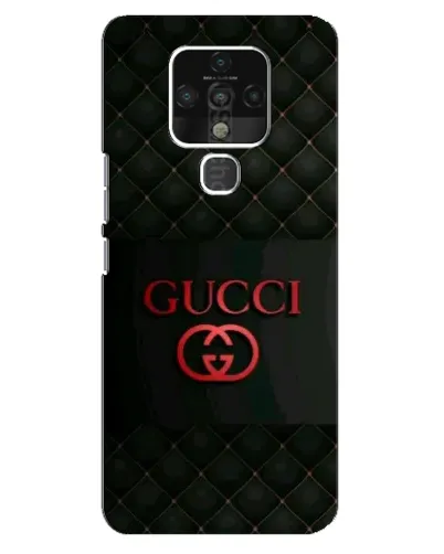 Чохол для TECNO Camon 16 Pro з картинкою «Gucci — стьобаний чорний»
