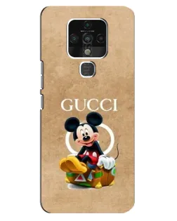 Чохол для TECNO Camon 16 Pro з картинкою «Міккі Маус Gucci — крафт» Чохол для TECNO Camon 16 Pro з картинкою «Міккі Маус Gucci — крафт»