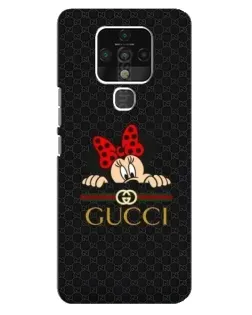 Чохол для TECNO Camon 16 Pro з картинкою «Мінні Маус Gucci — чорний» Чохол для TECNO Camon 16 Pro з картинкою «Мінні Маус Gucci — чорний»