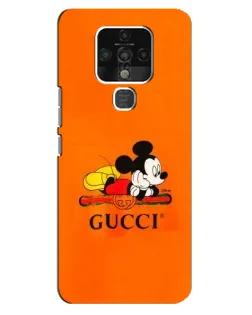 Чохол для TECNO Camon 16 Pro з картинкою «Міккі Маус Gucci — помаранч» Чохол для TECNO Camon 16 Pro з картинкою «Міккі Маус Gucci — помаранч»