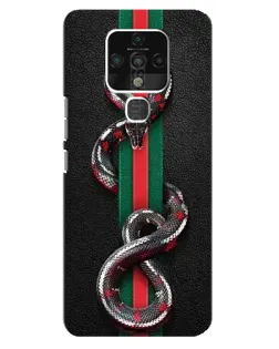Чохол для TECNO Camon 16 Pro з картинкою «Gucci — змія на смузі» Чохол для TECNO Camon 16 Pro з картинкою «Gucci — змія на смузі»