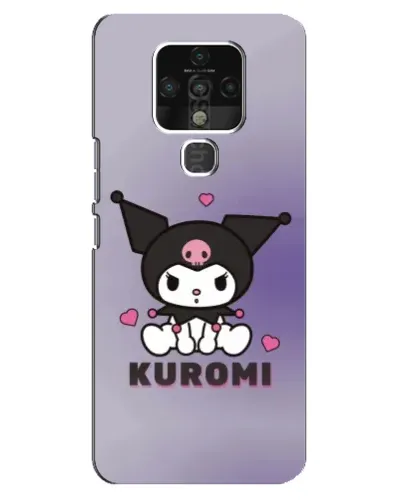 Чехол для TECNO Camon 16 Pro с картинкой «Kuromi — фиолетовый арт» Чехол для TECNO Camon 16 Pro с картинкой «Kuromi — фиолетовый арт»