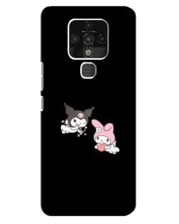 Чехол для TECNO Camon 16 Pro с картинкой «My Melody и Kuromi» Чехол для TECNO Camon 16 Pro с картинкой «My Melody и Kuromi»