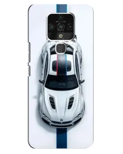 Чехол для TECNO Camon 16 Pro с картинкой «Вид сверху — BMW M»
