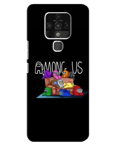 Чехол для TECNO Camon 16 Pro с картинкой «Логотип Among Us»