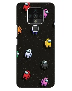 Чехол для TECNO Camon 16 Pro с картинкой «Космический паттерн Among Us» Чехол для TECNO Camon 16 Pro с картинкой «Космический паттерн Among Us»