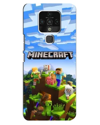 Чехол для TECNO Camon 16 Pro с картинкой «Minecraft классический мир» Чехол для TECNO Camon 16 Pro с картинкой «Minecraft классический мир»