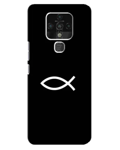Чехол для TECNO Camon 16 Pro с картинкой «Символ рыбы Jesus» Чехол для TECNO Camon 16 Pro с картинкой «Символ рыбы Jesus»