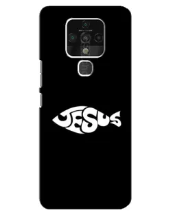 Чехол для TECNO Camon 16 Pro с картинкой «Рыба Jesus» Чехол для TECNO Camon 16 Pro с картинкой «Рыба Jesus»