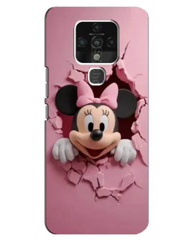 Чехол для TECNO Camon 16 Pro с картинкой «Минни сквозь стену»