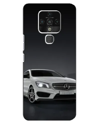 Чехол для TECNO Camon 16 Pro с картинкой «Mercedes AMG GT Silver»