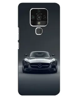 Чехол для TECNO Camon 16 Pro с картинкой «Mercedes на черном» Чехол для TECNO Camon 16 Pro с картинкой «Mercedes на черном»