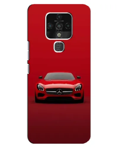 Чехол для TECNO Camon 16 Pro с картинкой «Красный Mercedes AMG»