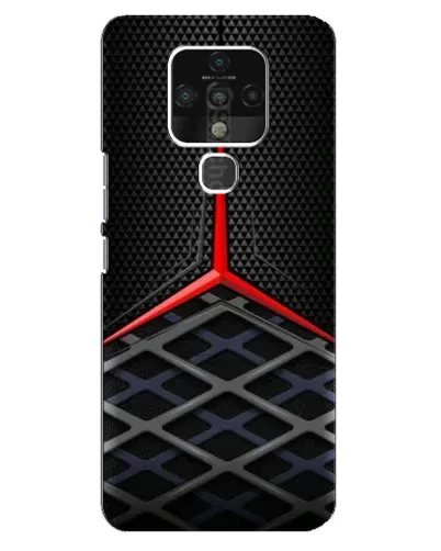 Чехол для TECNO Camon 16 Pro с картинкой «Mercedes Carbon Grid»