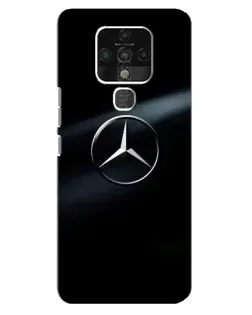 Чехол для TECNO Camon 16 Pro с картинкой «Mercedes на металле» Чехол для TECNO Camon 16 Pro с картинкой «Mercedes на металле»