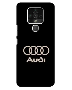 Чехол для TECNO Camon 16 Pro с картинкой «Audi — золотой логотип» Чехол для TECNO Camon 16 Pro с картинкой «Audi — золотой логотип»