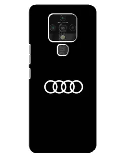 Чехол для TECNO Camon 16 Pro с картинкой «Audi White Logo» Чехол для TECNO Camon 16 Pro с картинкой «Audi White Logo»