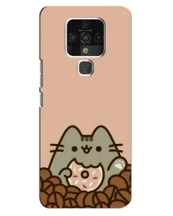 Чехол для TECNO Camon 16 Pro с картинкой «Кофейный Пушин»