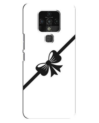 Чехол для TECNO Camon 16 Pro с картинкой «Диагональный бант»