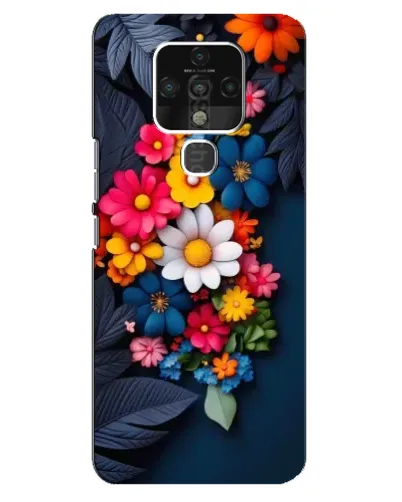 Чехол для TECNO Camon 16 Pro с картинкой «Цветочная феерия» Чехол для TECNO Camon 16 Pro с картинкой «Цветочная феерия»