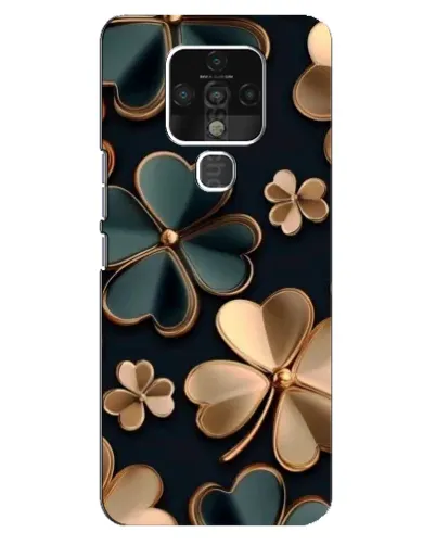 Чехол для TECNO Camon 16 Pro с картинкой «Клевер в золоте» Чехол для TECNO Camon 16 Pro с картинкой «Клевер в золоте»