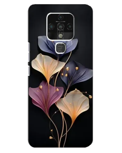 Чехол для TECNO Camon 16 Pro с картинкой «Лиловые цветы грации» Чехол для TECNO Camon 16 Pro с картинкой «Лиловые цветы грации»