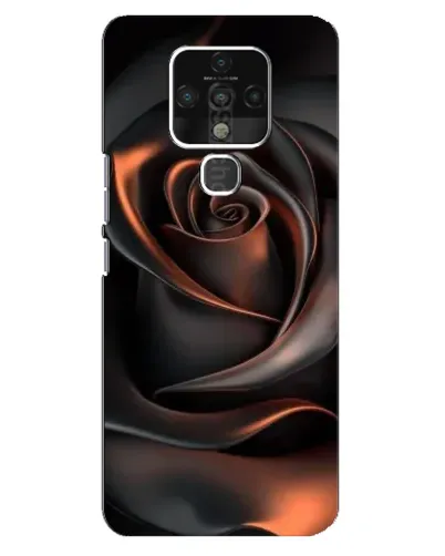 Чехол для TECNO Camon 16 Pro с картинкой «Шелковая черная роза» Чехол для TECNO Camon 16 Pro с картинкой «Шелковая черная роза»