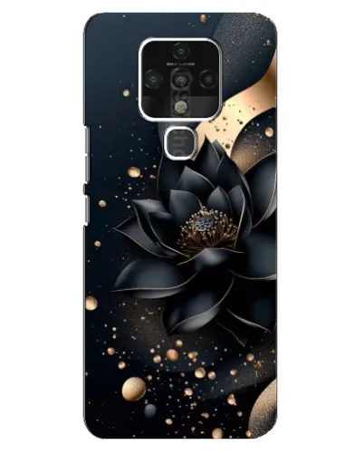 Чехол для TECNO Camon 16 Pro с картинкой «Черный лотос» Чехол для TECNO Camon 16 Pro с картинкой «Черный лотос»