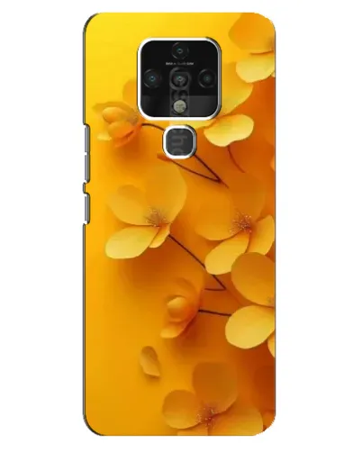 Чехол для TECNO Camon 16 Pro с картинкой «Золотые лепестки» Чехол для TECNO Camon 16 Pro с картинкой «Золотые лепестки»