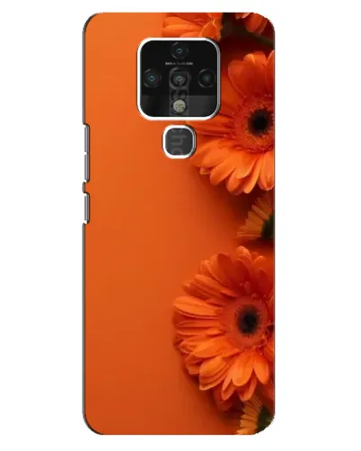 Чехол для TECNO Camon 16 Pro с картинкой «Оранжевые герберы» Чехол для TECNO Camon 16 Pro с картинкой «Оранжевые герберы»