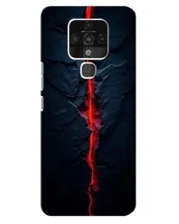 Чехол для TECNO Camon 16 Pro с картинкой «Kрасная лавовая трещина» Чехол для TECNO Camon 16 Pro с картинкой «Kрасная лавовая трещина»