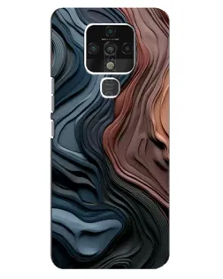 Чехол для TECNO Camon 16 Pro с картинкой «Цветные волны каньона» Чехол для TECNO Camon 16 Pro с картинкой «Цветные волны каньона»